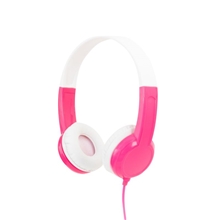 BuddyPhones Discover - dětská drátová sluchátka - růžová