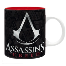 Abysse hrnek Assassins Creed - Crest Black & Red (320ml)