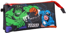 Školní penál na tužky trojitý Marvel Avengers: Je čas hrdinů! (23 x 12 x 2 cm)