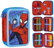 Školní trojdílné pouzdro Marvel Spiderman: Like - 42 položek (20 x 13 x 8 cm)