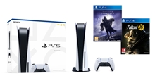 PlayStation 5 825GB (PS5) + Fallout 76 (PS4) + Destiny 2 Forsaken (Legendary Edition) (PS4)