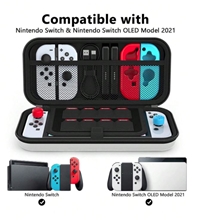 Tvrzené cestovní pouzdro pro Nintendo Switch a model OLED - bílé (SWITCH)
