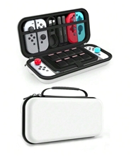 Tvrzené cestovní pouzdro pro Nintendo Switch a model OLED - bílé (SWITCH)