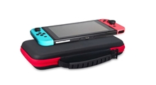 Tvrzené cestovní pouzdro pro Nintendo Switch a model OLED - černo-červené (SWITCH)