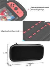 Tvrzené cestovní pouzdro pro Nintendo Switch a model OLED - černé (SWITCH)