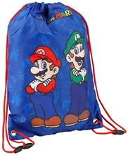 Gym bag pytlík Nintendo Super Mario: Mario And Luigi (29 x 40 cm)