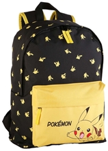 Batoh Pokémon: Pikachu (objem 18 litrů 31 x 42 x 14 cm) černá tkanina