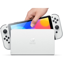 Konzole Nintendo Switch OLED Model - White bez Joy-Con Straps (SWITCH) (BAZAR)