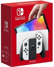 Konzole Nintendo Switch OLED Model - White bez Joy-Con Straps (SWITCH) (BAZAR)