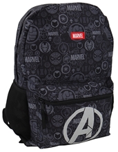 Batoh Marvel Avengers: Logo (objem 20 litrů 31 x 45 x 14 cm) černý polyester