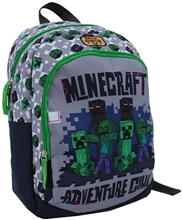 Batoh Minecraft: Characters (objem 11 litrů 27 x 38 x 11 cm) šedý polyester