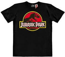 Dětské tričko Jurassic Park Jurský park: Organic (140-152 cm) černá bavlna