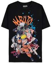 Pánské tričko Naruto: Team (M) černá bavlna