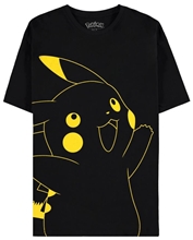 Pánské tričko Pokémon: Pikachu (S) černá bavlna