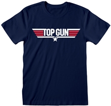 Pánské tričko Top Gun: Logo (S) navy bavlna