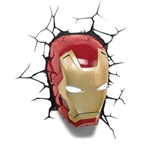 Dekorativní lampa na zeď Marvel: Iron Man (14 x 25 x 13 cm) multicolor