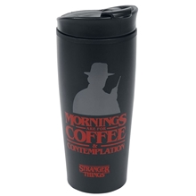 Cestovní hrnek Stranger Things - Coffee and Contemplation