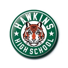 Placka Stranger Things - Hawkins High School