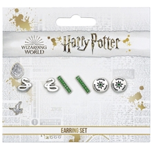 Sada náušnic Harry Potter - Zmijozel (3 páry)