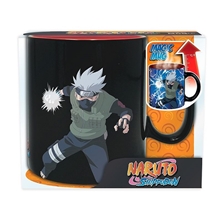 Hrnek Naruto Shippuden - Kakashi vs. Itachi, měnící se