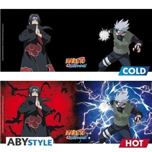 Hrnek Naruto Shippuden - Kakashi vs. Itachi, měnící se
