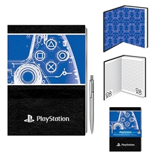 Zápisník s propiskou PlayStation - X-Ray Dualsense Controller