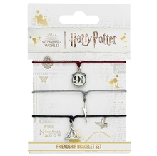 Sada náramků Harry Potter - Nástupiště 9 a 3/4, Blesk a Relikvie smrti