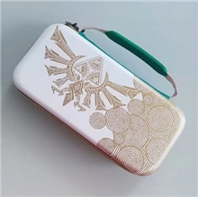 Tvrzené pouzdro - Zelda (Bílá/Tyrkysová) (SWITCH/OLED)