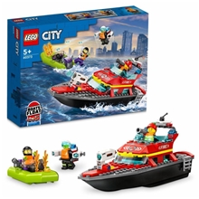 LEGO® CITY 60373 Hasičská záchranná loď a člun