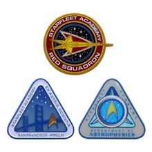 Sada odznaků Star Trek - Starfleet Academy (3 ks)