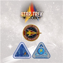 Sada odznaků Star Trek - Starfleet Academy (3 ks)