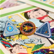 Sada odznaků Star Trek - Starfleet Academy (3 ks)