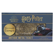 Sběratelská plaketa Harry Potter - Jízdenka na Bradavický expres