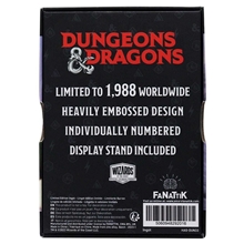 Sběratelský ingot Dungeons & Dragons - Legend of Drizzt 35th Anniversary