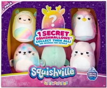 Sada plyšáků Squishville - 6 Pack - Arctic Squad