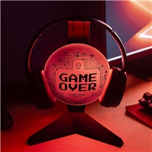 Game Over Head Light: Light & Headphones Stand (23,5 cm)