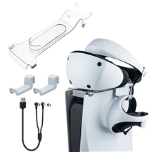 Držák DOBE Stand Kit s nabíjecím kabelem pro soupravu PS VR2 (PS5)