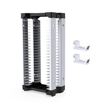 Organizér na hry DOBE Game Disc Storage Stand - Black & White (PS4/PS5/X1/XSX/SWITCH)