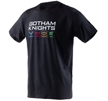 Pánské tričko Gotham Knights Gothamští rytíři: Vstup do rytíře (S) černá bavlna