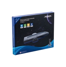 Multifunkční dokovací stanice DOBE RGB Cooling Charging Dock pro PS5 Slim - bílá (PS5)