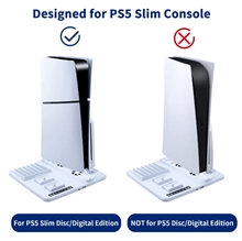 iPlay multifunkční chladící stojan pro PS5 Slim - bílý (PS5)