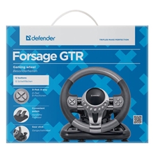 Volant Defender FORSAGE GTR s pedály (PC)