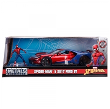 Jada Toys Marvel Spiderman Ford GT Vehicle with Figure