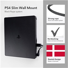Floating Grip Bundle držák na stěnu černý pro PS4 PRO a Slim(PS4)
