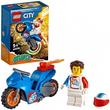 LEGO® City 60298 Kaskadérská motorka s raketovým pohonem	