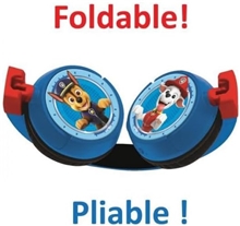 Lexibook - Paw Patrol - 2 in 1 Foldable Headphones