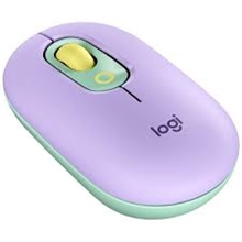 Logitech - Emoji  Pop Mouse - Lilac