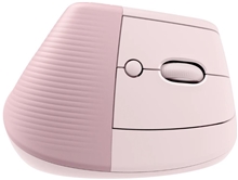 Logitech - Lift Ergo Mouse - Rose
