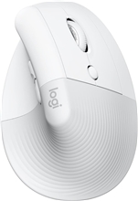 Logitech - Lift Ergo Mouse - Off-white