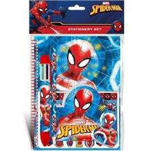 Spider-Man psací potřeby se sešitem